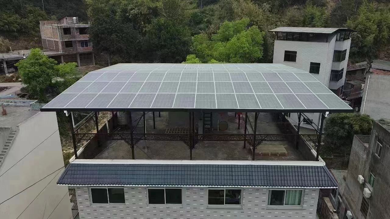 仁怀15kw+10kwh自建别墅家庭光伏储能系统